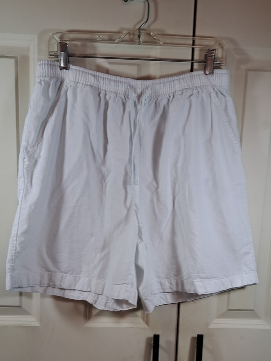 Erika Pants - Erika Women's White Athletic Pull-On Shorts